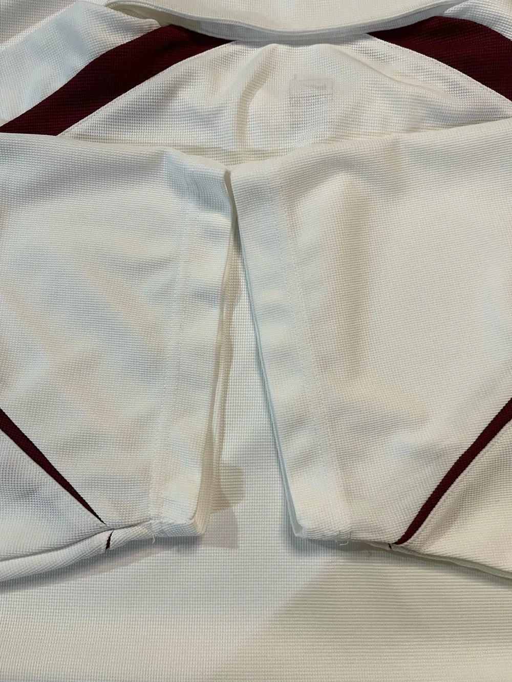 Nike Team Fit Dry Crimson, White Polo, Sz L